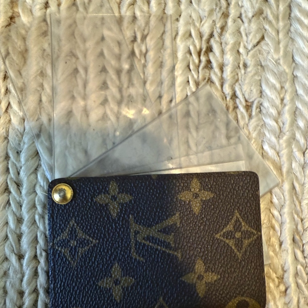 Louis Vuitton Vintage Textured Photo Holder